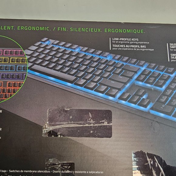 Razer Ornata V3 X Low Profile Gaming Keyboard for PC tested open box complete - Picture 11 of 12
